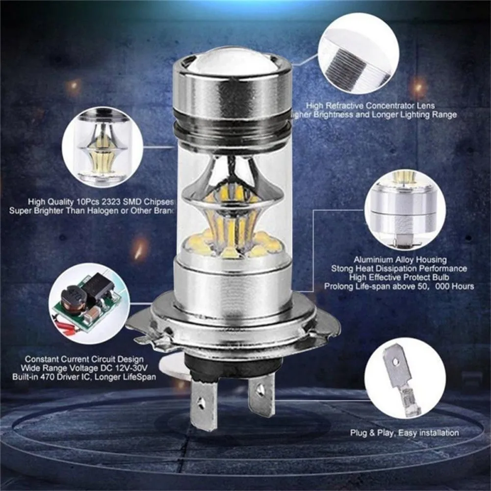 100W фары лампы 2 шт./компл. Высокая Мощность 6000K DC 12V-28V IP65 водонепроницаемый
100W фары лампы 2 шт./компл. Высокая Мощность 6000K DC 12V-28V IP65 водонепроницаемый