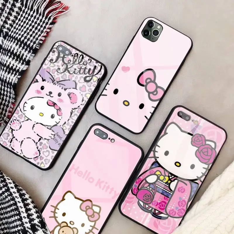 Hello Kitty Cute Cartoon Phone Case Glass For Iphone 13 11 12 Pro Max Mini XR X XS 6 7 8 PLUS Cover Coque
Hello Kitty Cute Cartoon Phone Case Glass For Iphone 13 11 12 Pro Max Mini XR X XS 6 7 8 PLUS Cover Coque