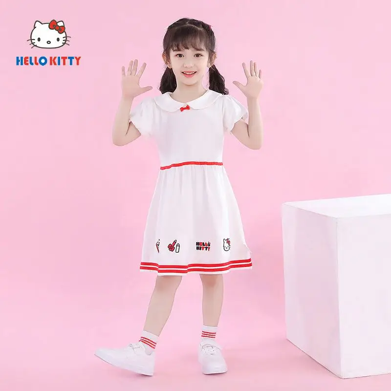 Cute Hellokittyed Summer Girls Polo Shirt Dress Anime Cartoon Pleated Skirt Kawaii Doll Dress Sweet Girl Heart Princess Dress
Cute Hellokittyed Summer Girls Polo Shirt Dress Anime Cartoon Pleated Skirt Kawaii Doll Dress Sweet Girl Heart Princess Dress