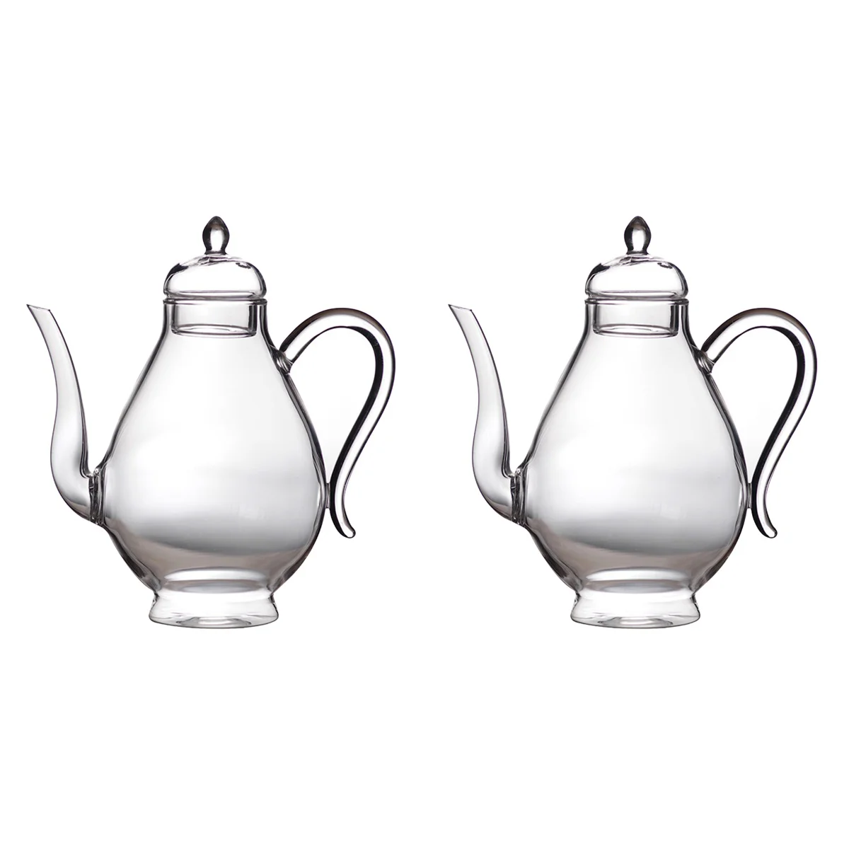 2pcs Heat-resistant Small Teapot Glass Small Kettle Kung Fu Tea Pot for Home Shop
2pcs Heat-resistant Small Teapot Glass Small Kettle Kung Fu Tea Pot for Home Shop