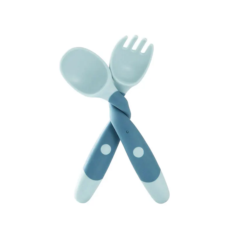 Bendable Silicone Spoon for Baby Utensils Set Auxiliary Food Toddler Learn To Eat Training Soft Fork Infant Children Tableware
Bendable Silicone Spoon for Baby Utensils Set Auxiliary Food Toddler Learn To Eat Training Soft Fork Infant Children Tableware
