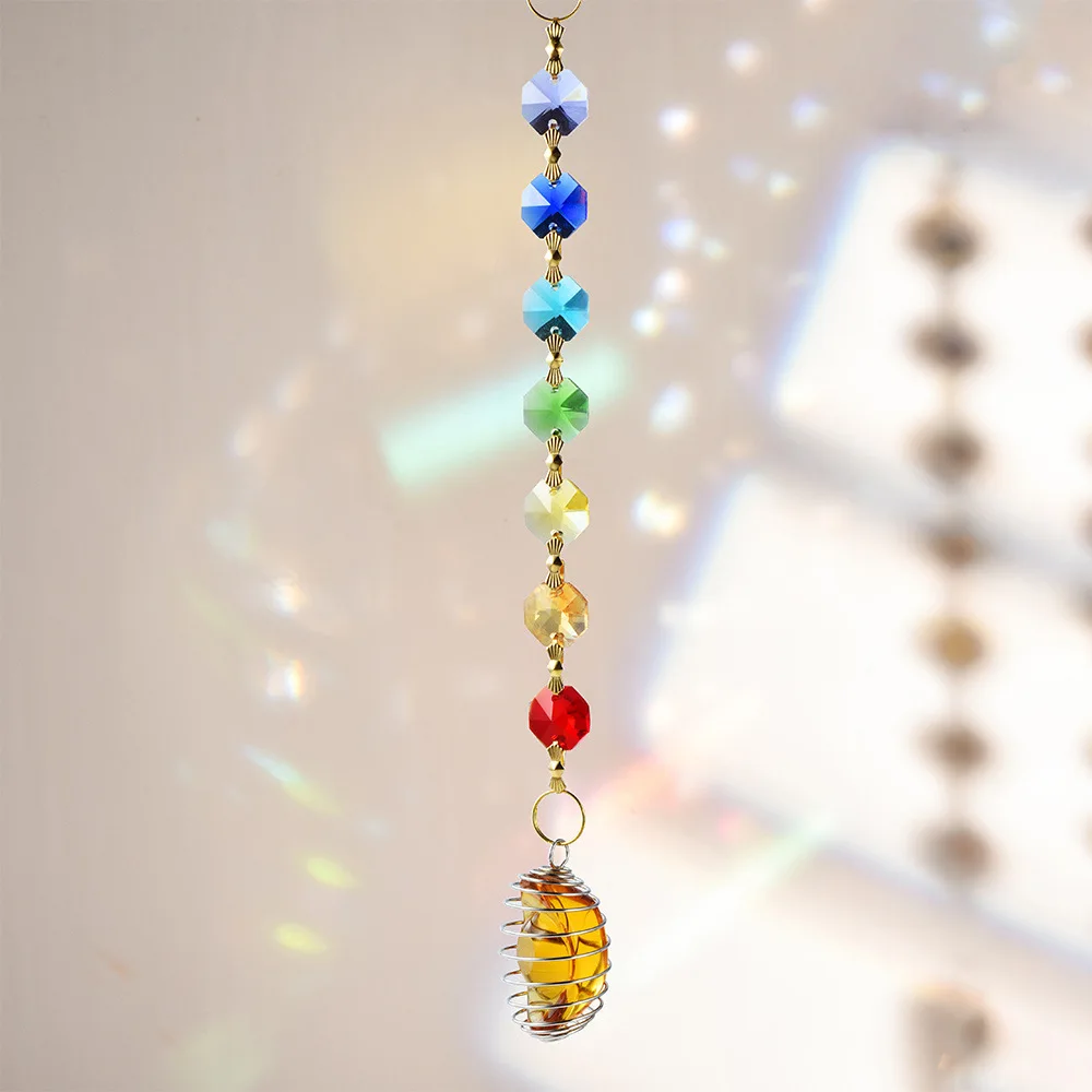 Crystal Suncatcher Wind Chimes Sun Catcher to Hang Rainbow Maker Hanging Glass Prisms Wind Pendants Window Garden Decorations
Crystal Suncatcher Wind Chimes Sun Catcher to Hang Rainbow Maker Hanging Glass Prisms Wind Pendants Window Garden Decorations