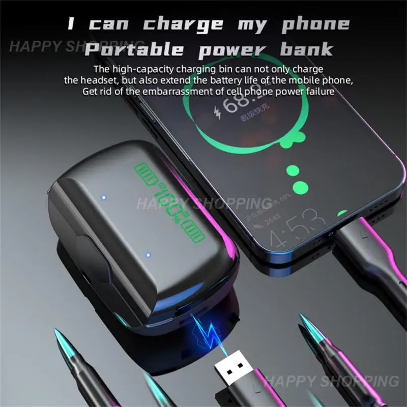 Sport Headphone Mini 5.0 Touch Control With Mic Waterproof For All Smartphones Game Headset Black Led Display Earbuds 
Sport Headphone Mini 5.0 Touch Control With Mic Waterproof For All Smartphones Game Headset Black Led Display Earbuds