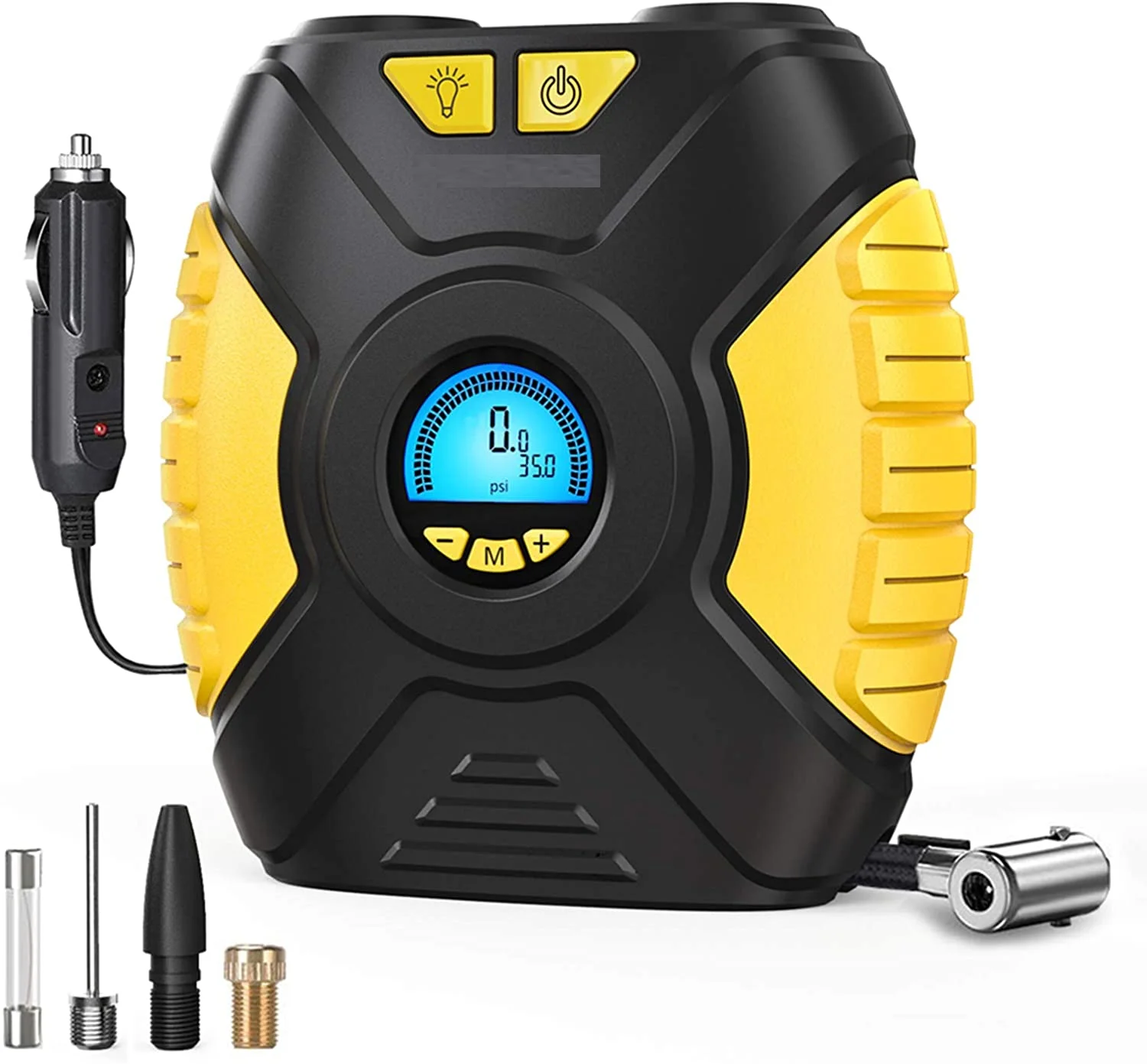 CE 12V Digital Portable Air Pump Car Compressor Auto Tire Pump with LED Light Digital Pressure Gauge Tire Inflator
CE 12V Digital Portable Air Pump Car Compressor Auto Tire Pump with LED Light Digital Pressure Gauge Tire Inflator