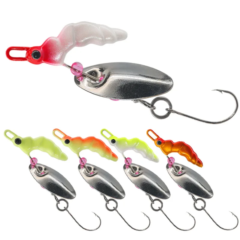 Fishing Lure Spin Bait 4g Sequins Shrimp Bend Hook with Barb Glow Luminous 360 Degreee Rotation Artificial Lures 1 Piece Sale
Fishing Lure Spin Bait 4g Sequins Shrimp Bend Hook with Barb Glow Luminous 360 Degreee Rotation Artificial Lures 1 Piece Sale
