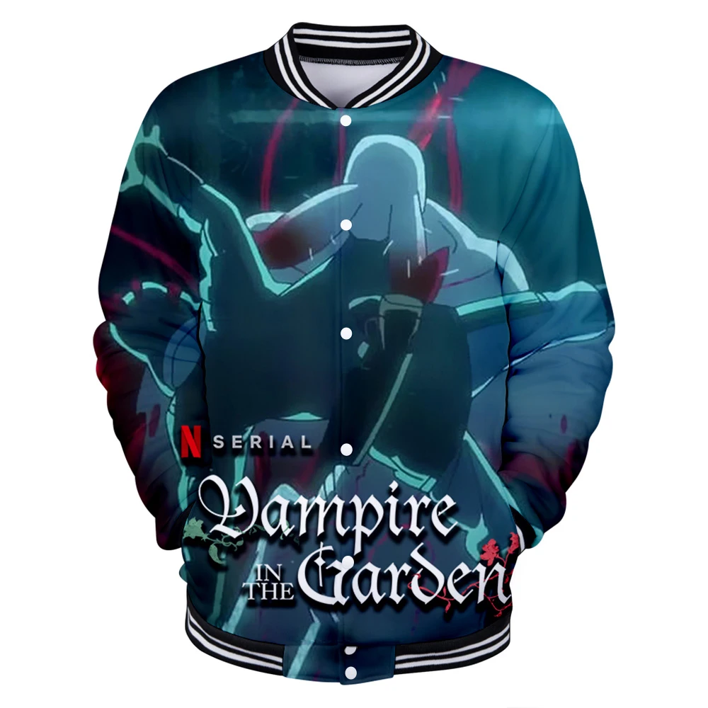 Vampire in the Garden Anime Baseball Jackets Women/Men Fashion Long Sleeve Jacket 3D Prints Streetwear Clothes
Vampire in the Garden Anime Baseball Jackets Women/Men Fashion Long Sleeve Jacket 3D Prints Streetwear Clothes