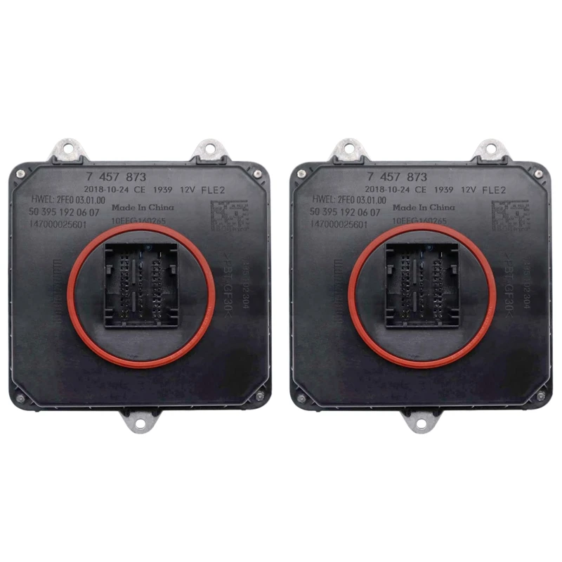 2X 7457873 7429788 Car Headlight LED Control Module Head Light Lamp Control Unit For-BMW F20 F22 F32 F30 F34 X5 X6 MINI
2X 7457873 7429788 Car Headlight LED Control Module Head Light Lamp Control Unit For-BMW F20 F22 F32 F30 F34 X5 X6 MINI