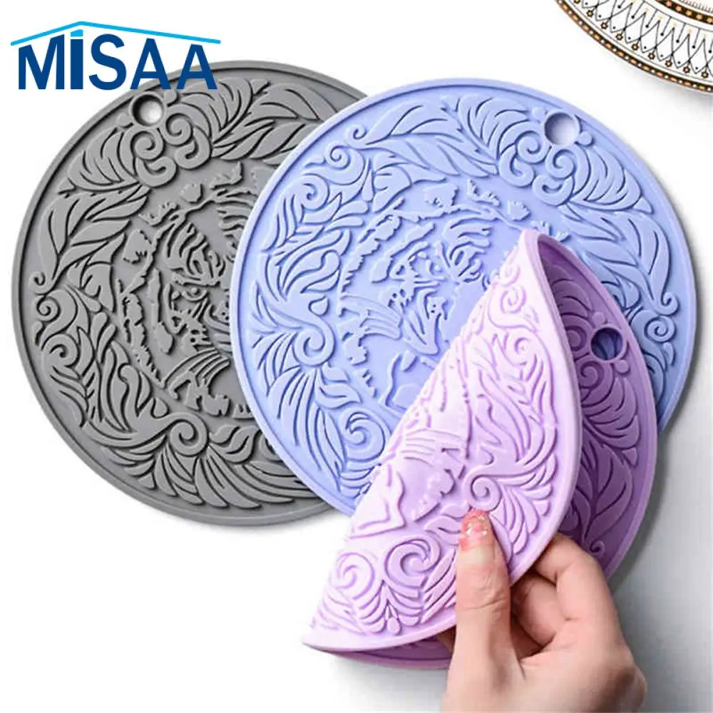 Round Round Cushion Insulation Kitchen Supplies Silica Gel Insulation Pads High Temperature Resistant Household Products Coaster
Round Round Cushion Insulation Kitchen Supplies Silica Gel Insulation Pads High Temperature Resistant Household Products Coaster