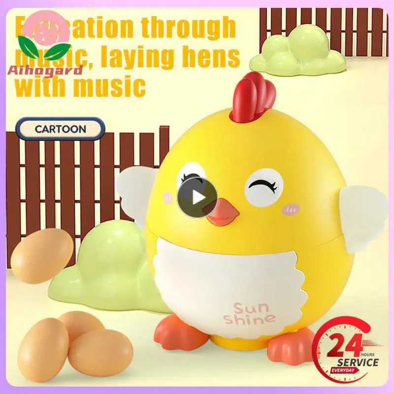 Musical Egg Laying Chick Soft Glue Glowing Electric Hen Baby Follow Toy Electric Hen Toy Child Birthday Present Gift Novelty Toy 
Musical Egg Laying Chick Soft Glue Glowing Electric Hen Baby Follow Toy Electric Hen Toy Child Birthday Present Gift Novelty Toy