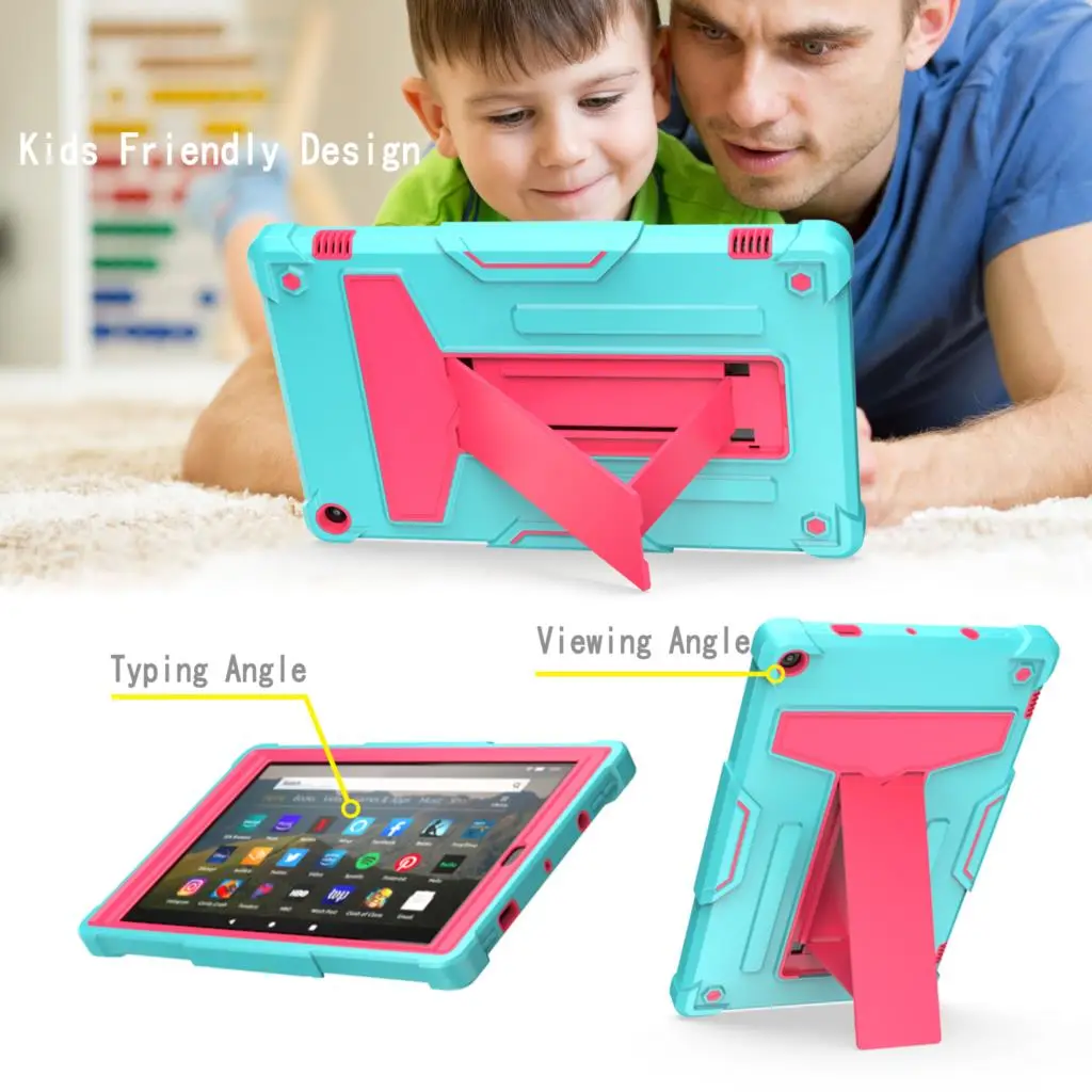 Чехол для Amazon Kindle Fire HD10 HD 10 2017 2019 полноразмерный тяжелый ударопрочный чехол для детского планшета Fire HD7 2022 защитный чехол
Чехол для Amazon Kindle Fire HD10 HD 10 2017 2019 полноразмерный тяжелый ударопрочный чехол для детского планшета Fire HD7 2022 защитный чехол