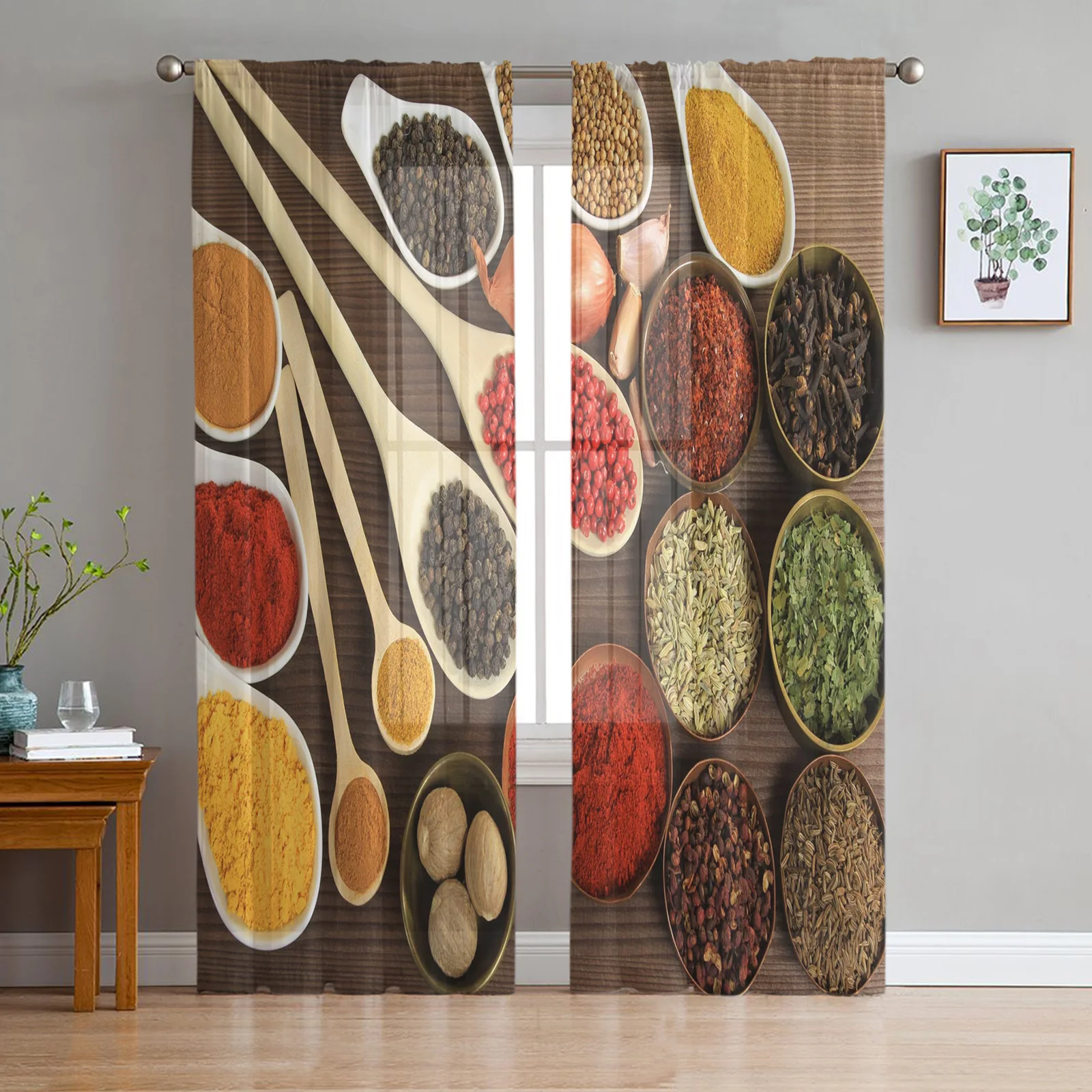 Spices Vanilla Raw Materials Tulle Curtains for Living Room Bedroom Decoration Transparent Chiffon Sheer Voile Window Curtain
Spices Vanilla Raw Materials Tulle Curtains for Living Room Bedroom Decoration Transparent Chiffon Sheer Voile Window Curtain