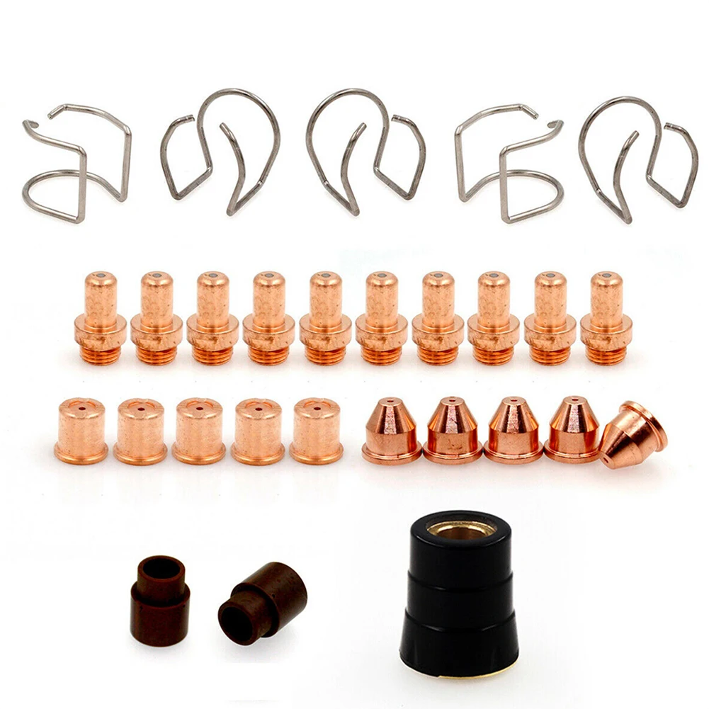 28pcs CB70 Plasma Torch Electrode Tip Gas Ring Kits For Eastwood Versa Cut 60A 15185 WSP-08051 Plasma Torch Electrode
28pcs CB70 Plasma Torch Electrode Tip Gas Ring Kits For Eastwood Versa Cut 60A 15185 WSP-08051 Plasma Torch Electrode