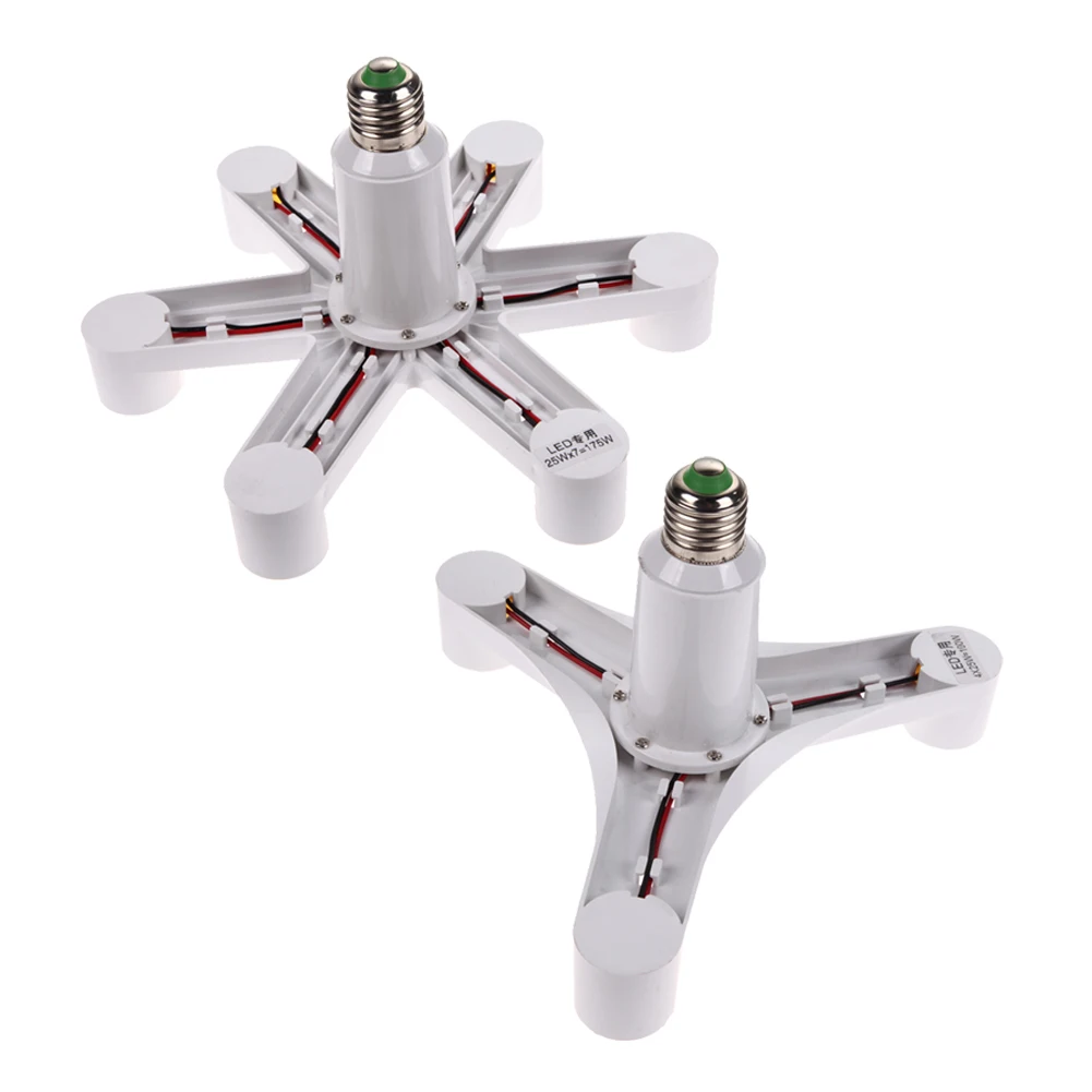 1 to 4/7 LED Lamp Light Bulb Base Adapter Socket Splitter Holder Converter for Daylight Bulbs Lighting Part Accessories
1 to 4/7 LED Lamp Light Bulb Base Adapter Socket Splitter Holder Converter for Daylight Bulbs Lighting Part Accessories