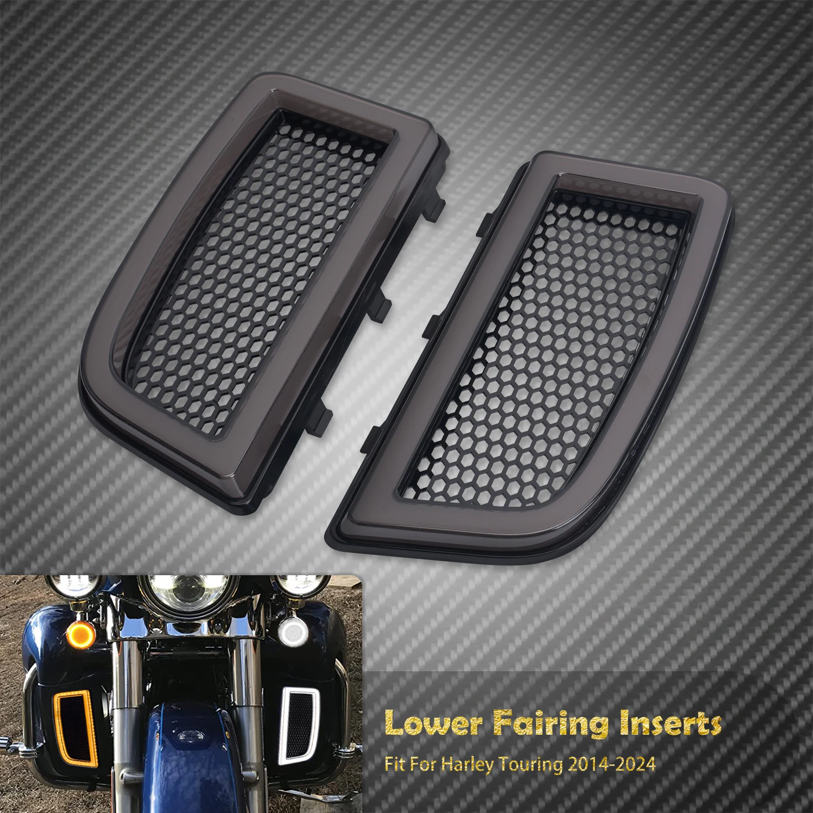 Светодиодный нижний обтекатель для мотоцикла, указатель поворота, вставки для бега, лампа для Harley Touring Ultra Limited Street Road Glide 2014-2024
Светодиодный нижний обтекатель для мотоцикла, указатель поворота, вставки для бега, лампа для Harley Touring Ultra Limited Street Road Glide 2014-2024