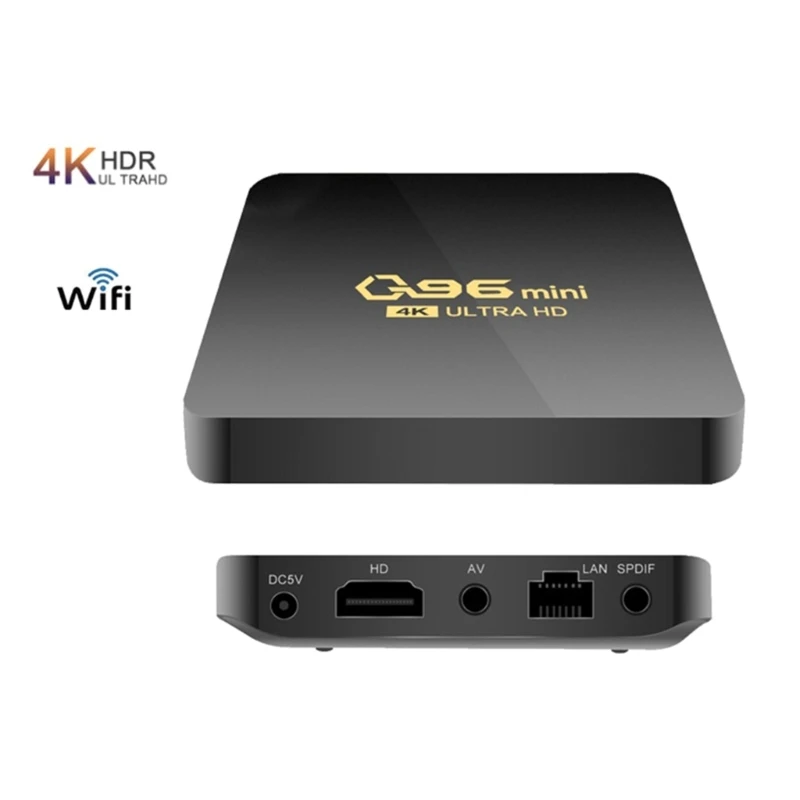 Q96 Mini TV Box for Android10 Media Player 8G+128G With 2.4G Wifi Quad-Core Multimedia Player Television Set Top Box K1KF
Q96 Mini TV Box for Android10 Media Player 8G+128G With 2.4G Wifi Quad-Core Multimedia Player Television Set Top Box K1KF