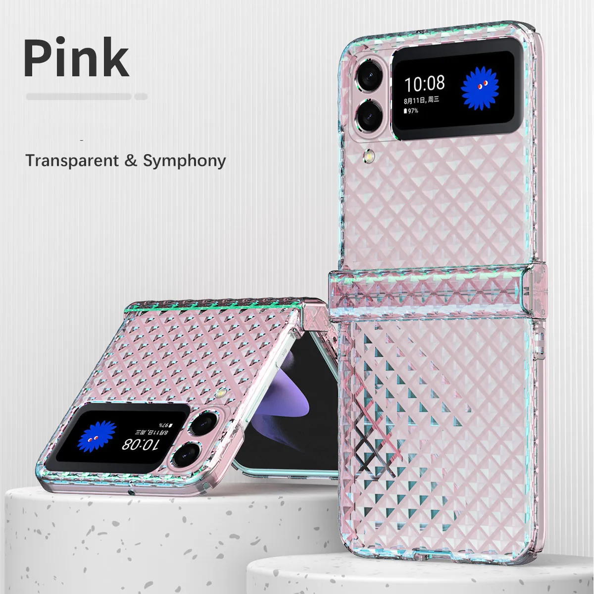 Shockproof Drop Protection Acrylic Case for Samsung Galaxy Z Flip 3 5G Flip3 Precise Cutout Fashion Cover for Samsung Z Flip 3
Shockproof Drop Protection Acrylic Case for Samsung Galaxy Z Flip 3 5G Flip3 Precise Cutout Fashion Cover for Samsung Z Flip 3