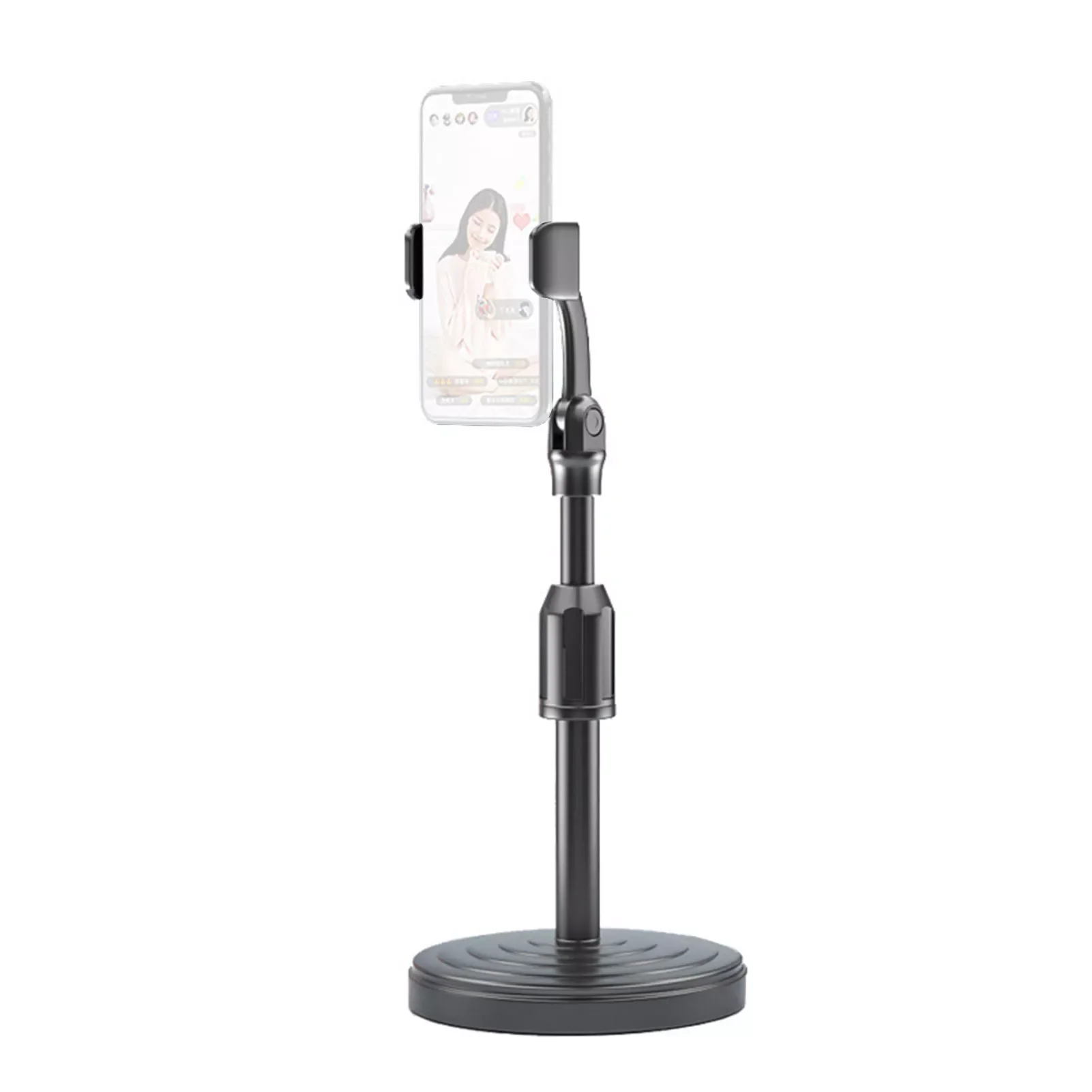 Настольная подставка для смартфона от 3,5 до 6,3, регулируемый стабильный кронштейн для прямой трансляции видео фильмов 
Настольная подставка для смартфона от 3,5 до 6,3, регулируемый стабильный кронштейн для прямой трансляции видео фильмов
