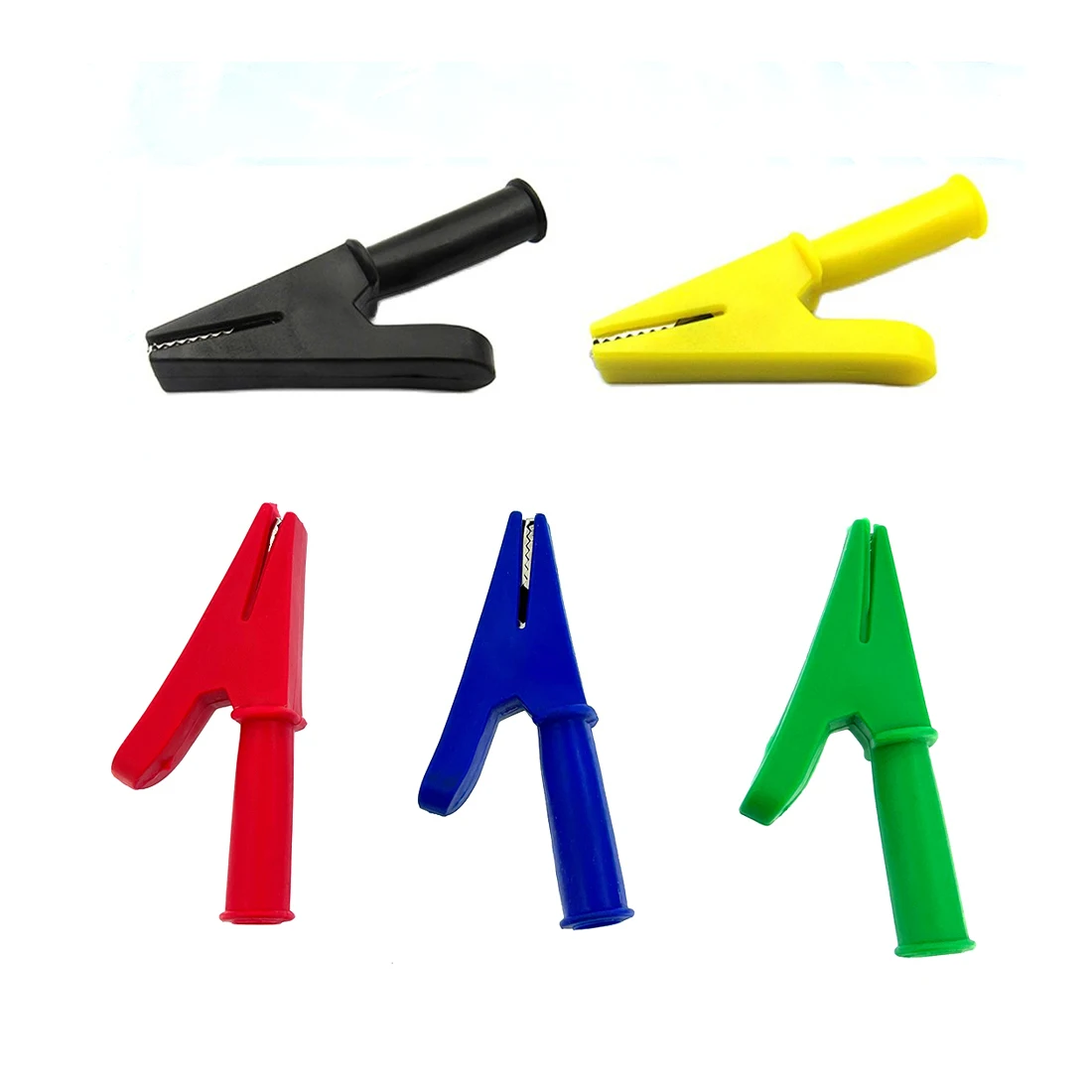 5pcs 10mm Mouth Alligator Clips Copper For 4mm Banana Jack Test Probes Insulate Test Clip Crocodile Clips
5pcs 10mm Mouth Alligator Clips Copper For 4mm Banana Jack Test Probes Insulate Test Clip Crocodile Clips