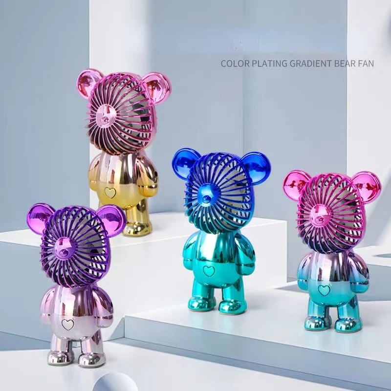 Mini USB Rechargeable Fan Bearbricklys Violent Bear Portable Outdoor Handheld Fan Home Desktop Decoration Kids Birthday Gifts
Mini USB Rechargeable Fan Bearbricklys Violent Bear Portable Outdoor Handheld Fan Home Desktop Decoration Kids Birthday Gifts