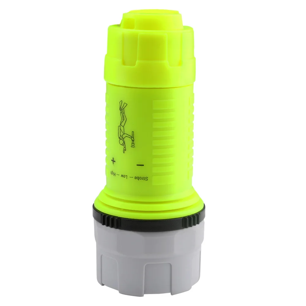 1pc LED Diving Light Waterproof Strong Light Diving Underwater Flashlight 3 Mode Rotary Switch 12.7x4.7x3.8cm Lighting Tool Lamp
1pc LED Diving Light Waterproof Strong Light Diving Underwater Flashlight 3 Mode Rotary Switch 12.7x4.7x3.8cm Lighting Tool Lamp