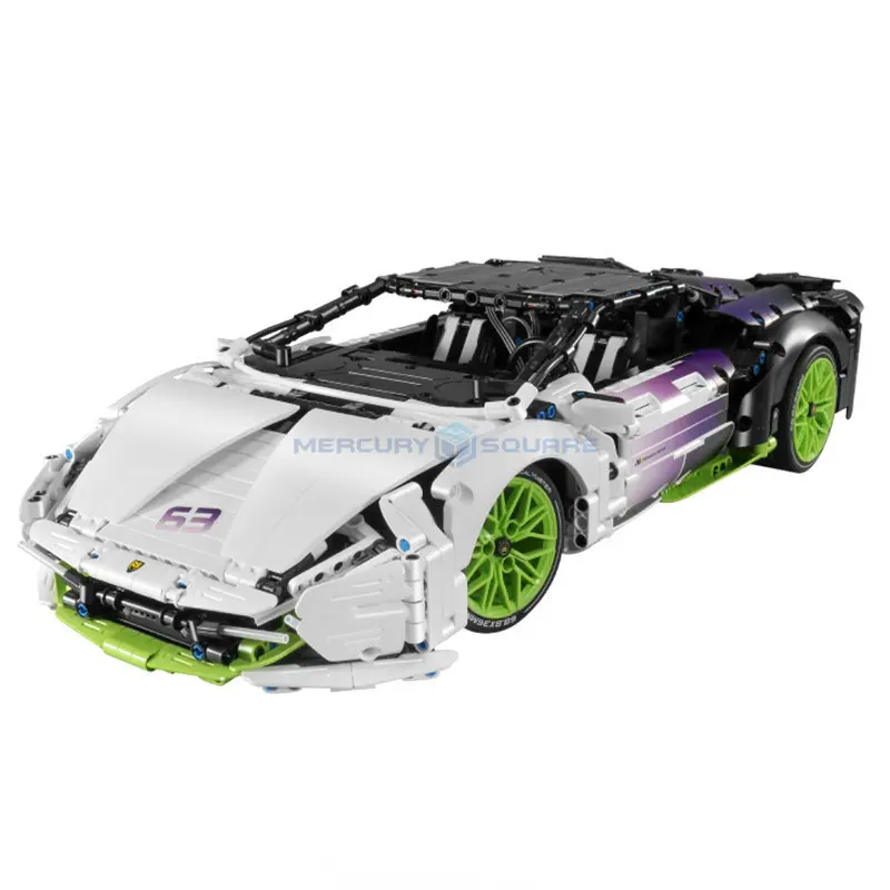 Переоснащенный автомобиль 1:10 MOC Супер Быстрые гонки спорт Дрифтинг машина 9804 модель строительных блоков комплект конструктора яростные По...
Переоснащенный автомобиль 1:10 MOC Супер Быстрые гонки спорт Дрифтинг машина 9804 модель строительных блоков комплект конструктора яростные По...