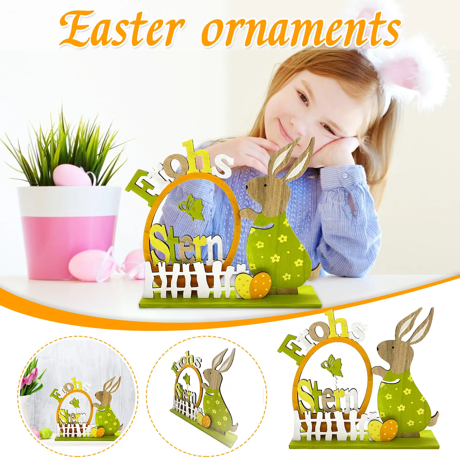 Bunny Easter Cute Easter Desktop Ornaments Wooden Room Decoration Home Decor
Bunny Easter Cute Easter Desktop Ornaments Wooden Room Decoration Home Decor