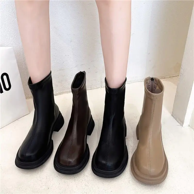Lady Boots Boots-Women Clogs Platform Luxury Designer Zipper Autumn Shoes Round Toe 2022 Rubber Fashion Leather Ankle Low Hoof H
Lady Boots Boots-Women Clogs Platform Luxury Designer Zipper Autumn Shoes Round Toe 2022 Rubber Fashion Leather Ankle Low Hoof H