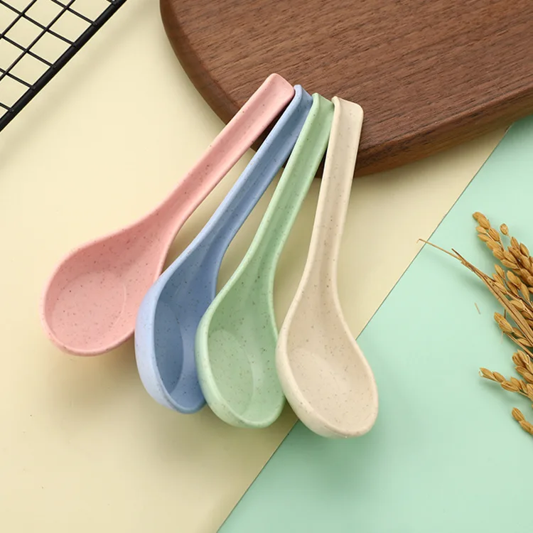 Wheat Straw Spoon Household Children's Spoon To Eat Spoon Spoon Creative Multi-color Tableware Hotel Restaurant Small Spoon
Wheat Straw Spoon Household Children's Spoon To Eat Spoon Spoon Creative Multi-color Tableware Hotel Restaurant Small Spoon