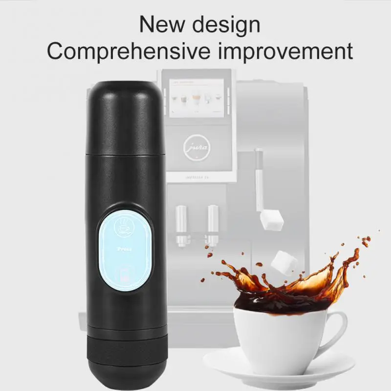 Portable Electric Mini Coffee Machine Travel Outdoor Automatic Espresso Ritual Coffee 70ml USB Rechargeable Coffee Maker Car
Portable Electric Mini Coffee Machine Travel Outdoor Automatic Espresso Ritual Coffee 70ml USB Rechargeable Coffee Maker Car