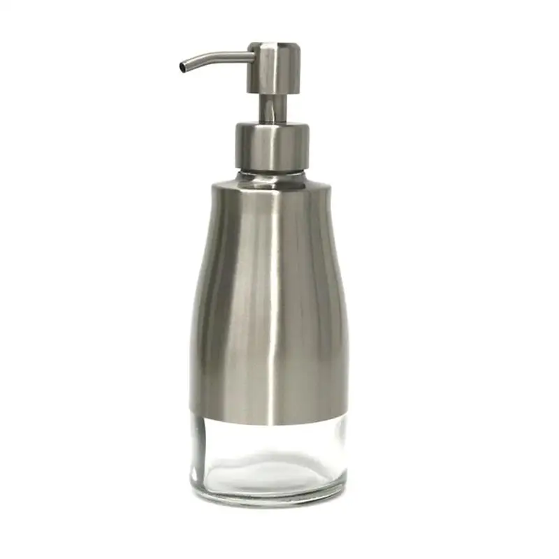300ML Foaming Soap Dispenser Protective Coating Thickened Glass Facilitate Cleaning Protection Soaps Pump for Kitchen Bathroom
300ML Foaming Soap Dispenser Protective Coating Thickened Glass Facilitate Cleaning Protection Soaps Pump for Kitchen Bathroom