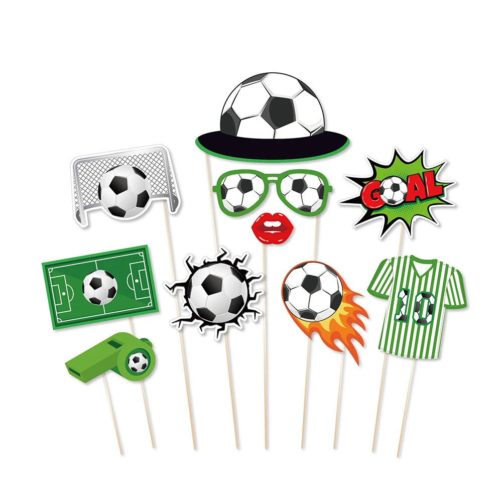 25pcs/set Cool Sports Game Football Soccer Ball Theme Birthday Party Paper Photobooth Props Baby Shower Party Decorations
25pcs/set Cool Sports Game Football Soccer Ball Theme Birthday Party Paper Photobooth Props Baby Shower Party Decorations