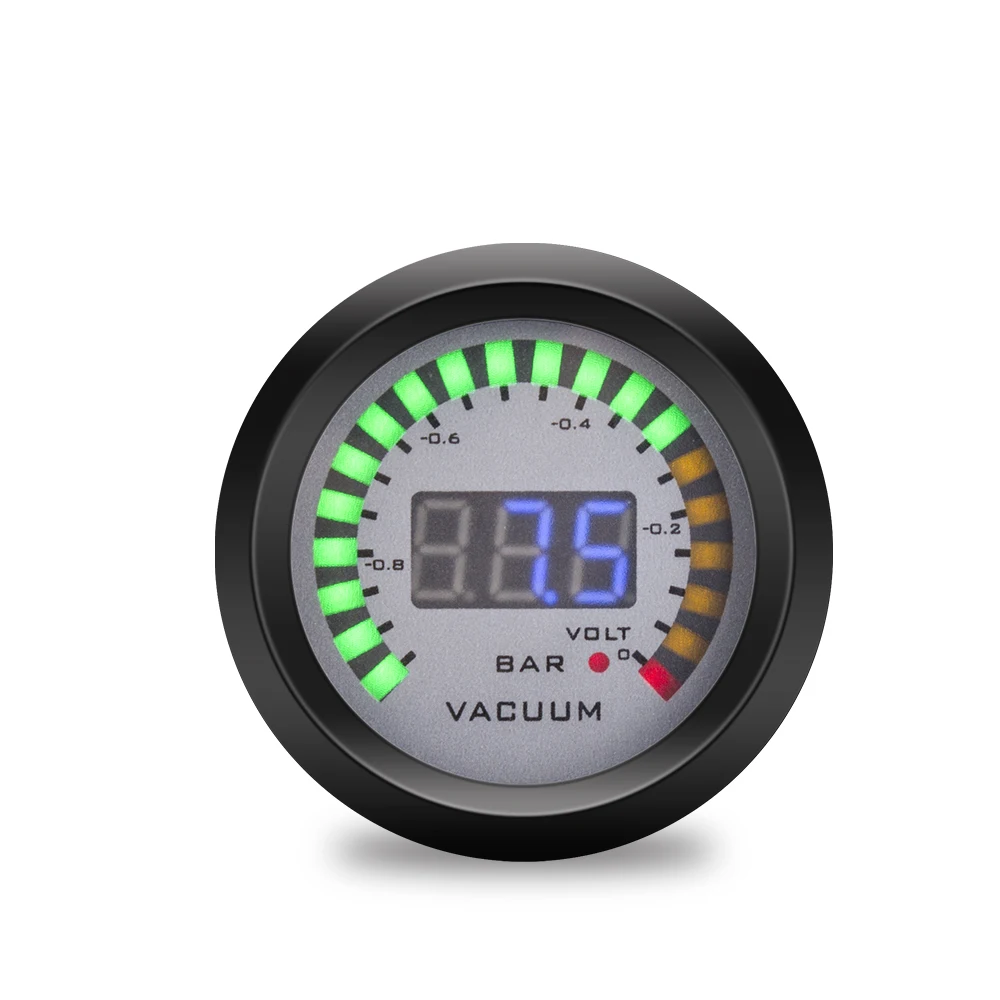 DRAGON 2 Inch or 52mm Vacuum Gauge LED Digital With Voltage Function Factory Sales Car for 12 Volt Refit Accessorie
DRAGON 2 Inch or 52mm Vacuum Gauge LED Digital With Voltage Function Factory Sales Car for 12 Volt Refit Accessorie