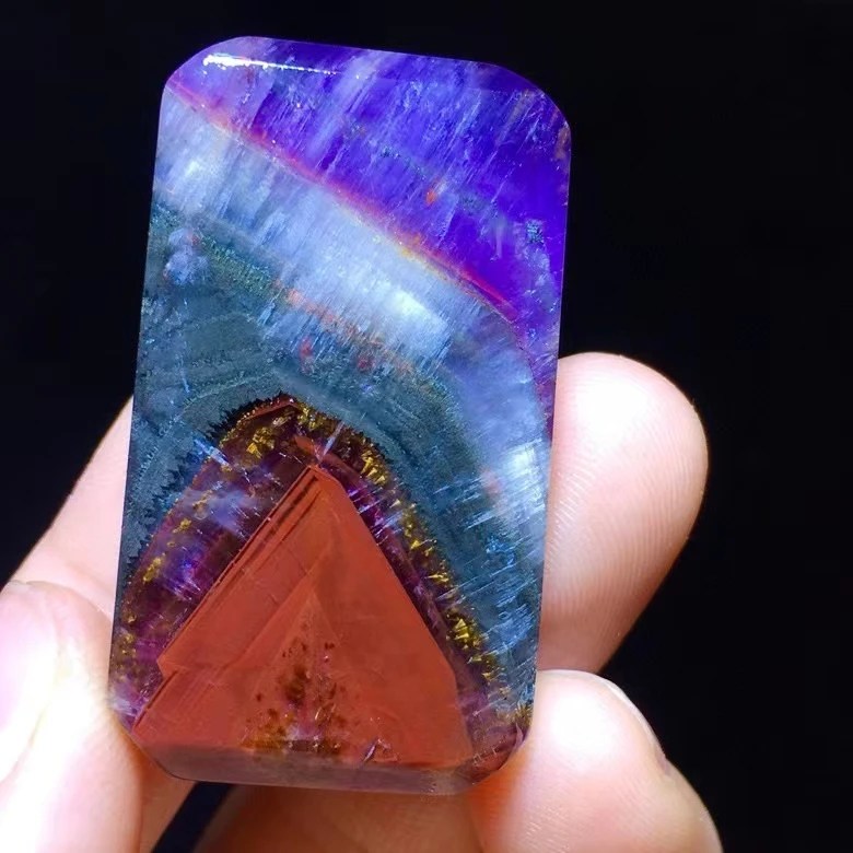 Natural Cacoxenite Auralite 23 Purple Red Pendant 41.2/23/7.6mm Canada Rectangle Rutilated Bead Women Men Rare AAAAAA
Natural Cacoxenite Auralite 23 Purple Red Pendant 41.2/23/7.6mm Canada Rectangle Rutilated Bead Women Men Rare AAAAAA
