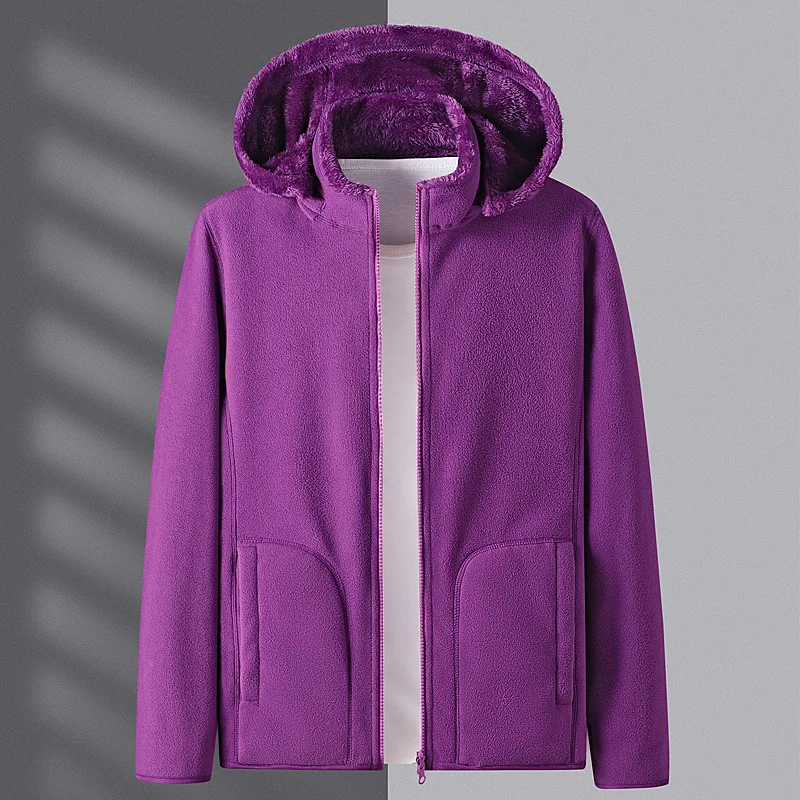 Reversible Women Winter Fleece Jacket Warm Casual Parka Plus Size Jacket Coat Ladies Thermal Polar Coral Fleece Hooded Jacket
Reversible Women Winter Fleece Jacket Warm Casual Parka Plus Size Jacket Coat Ladies Thermal Polar Coral Fleece Hooded Jacket