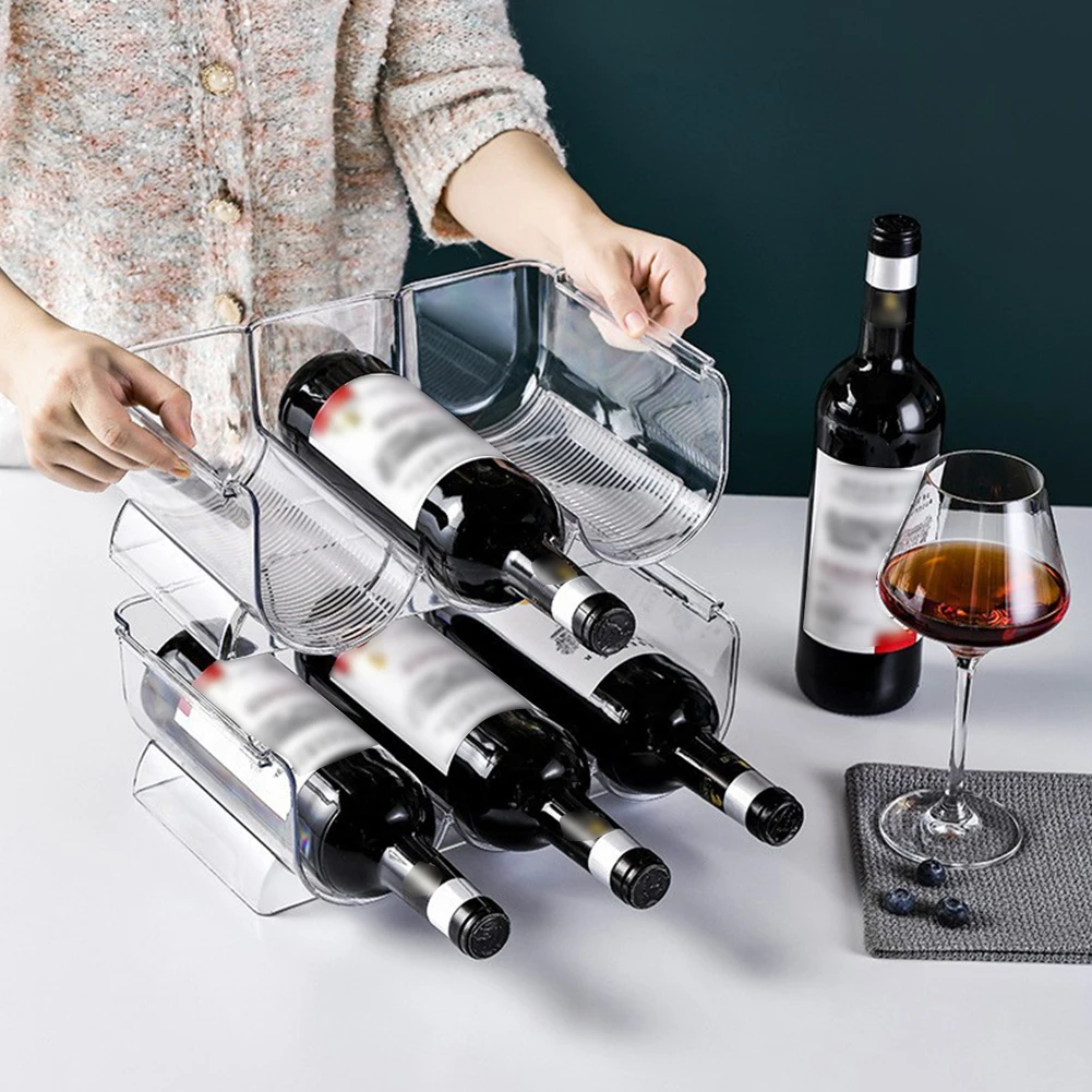 3/2/1 Grids Stackable Wine Rack Fridge Organizer Wine Beer Water Bottle Holder Champagne Storage Box Kitchen Organizer
3/2/1 Grids Stackable Wine Rack Fridge Organizer Wine Beer Water Bottle Holder Champagne Storage Box Kitchen Organizer