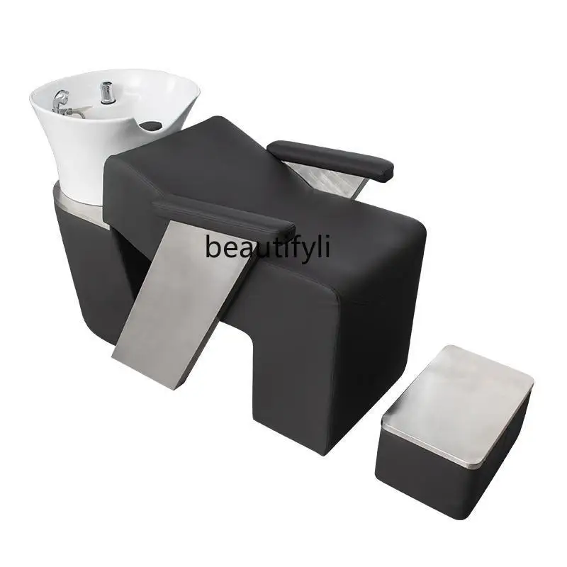 Barber Shop Deep Basin Shampoo Chair Hair Salon Hair Salon Ceramic Basin Lying Half Flushing Bed
Barber Shop Deep Basin Shampoo Chair Hair Salon Hair Salon Ceramic Basin Lying Half Flushing Bed