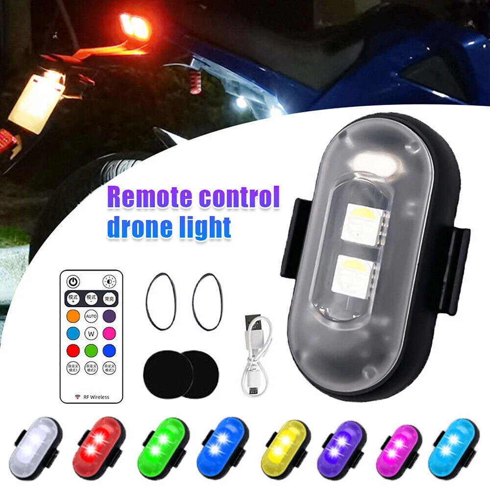 7 Colors Motorcycle Bicycle Drone LED Warning Light Strobe Lamp with Remote Control
7 Colors Motorcycle Bicycle Drone LED Warning Light Strobe Lamp with Remote Control