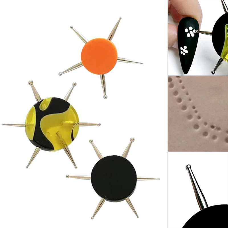 1PC 5/6 Head Nail Art Dotting Tools Disc Nail Drill Point Nail Tools Dot Painting Tools Nail Point Drill Pen
1PC 5/6 Head Nail Art Dotting Tools Disc Nail Drill Point Nail Tools Dot Painting Tools Nail Point Drill Pen