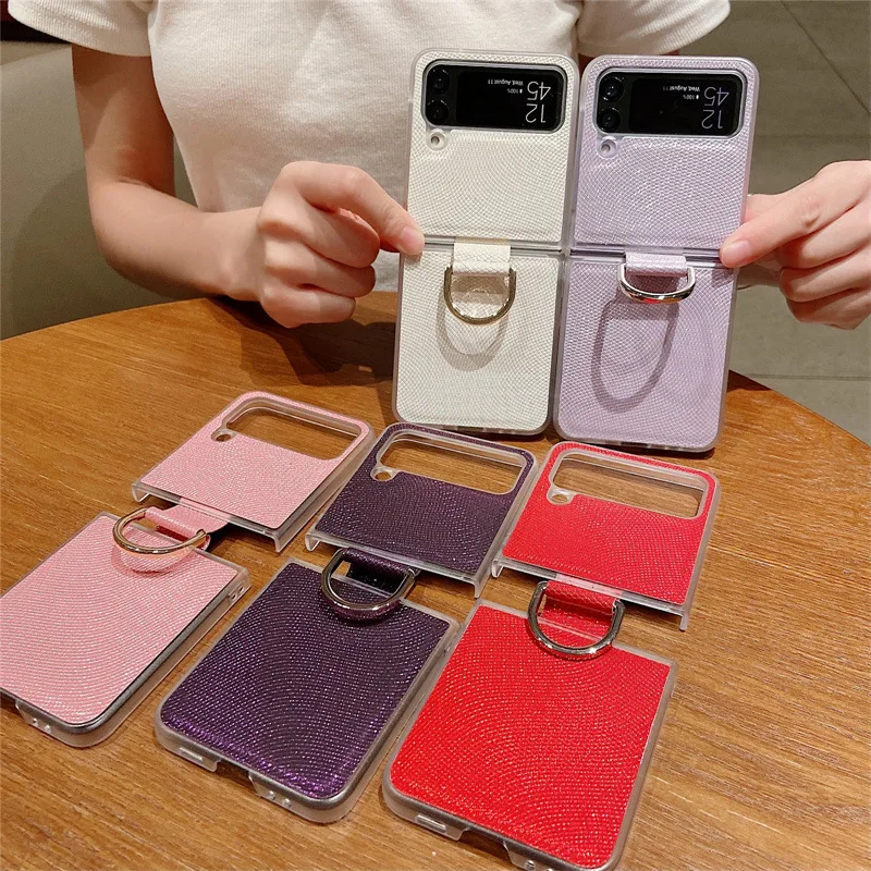 For Samsung Galaxy Z Flip 4 Case Solid Color Ring One-Piece Phone Case All-Inclusive Phone Case
For Samsung Galaxy Z Flip 4 Case Solid Color Ring One-Piece Phone Case All-Inclusive Phone Case