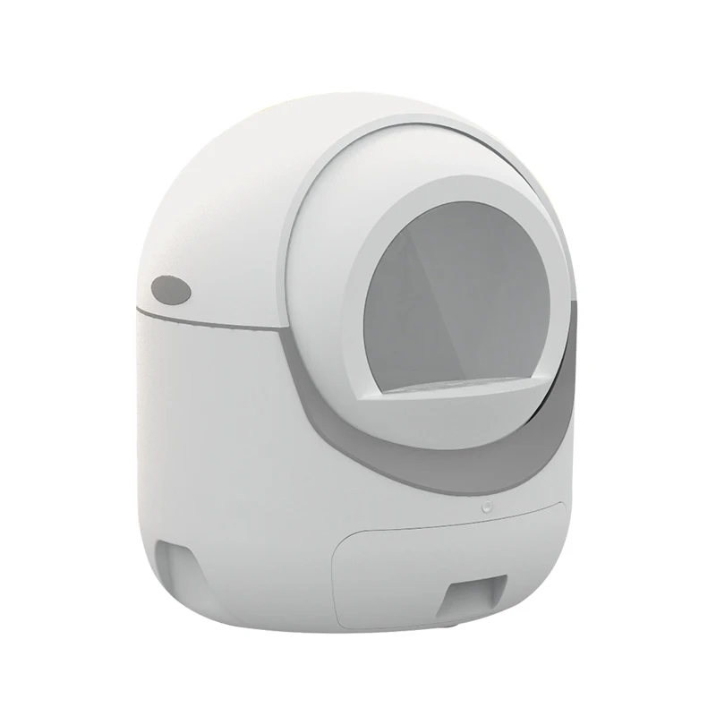 Smart automatic cat toilet automatic self-cleaning cat box with English mobile phone application control
Smart automatic cat toilet automatic self-cleaning cat box with English mobile phone application control