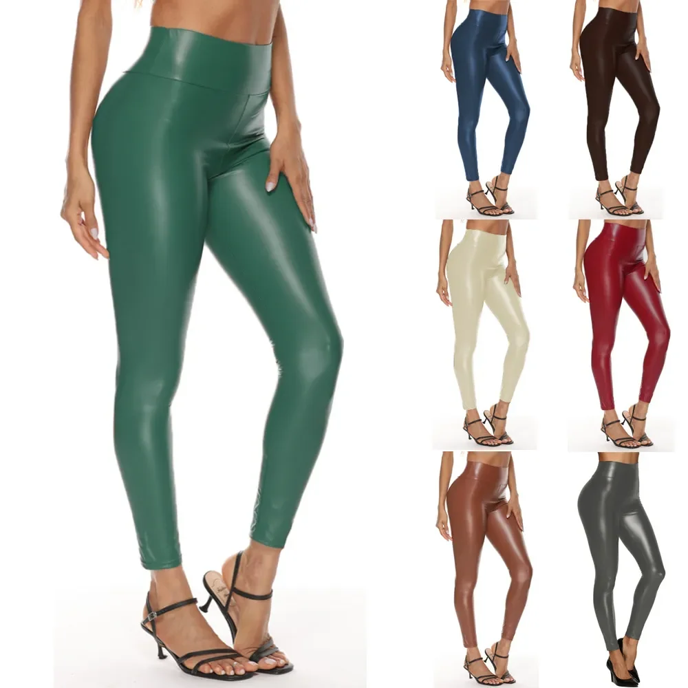 Leather Pants Leggings High Waist Women Sexy Elastic Skinny Push Up Leggings Stretch Jeggings High Rise Leggings Green Pants
Leather Pants Leggings High Waist Women Sexy Elastic Skinny Push Up Leggings Stretch Jeggings High Rise Leggings Green Pants
