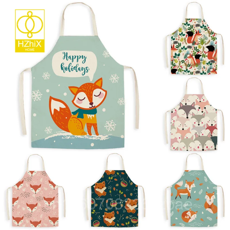 Fox Apron Household Kitchen Housework Apron Female Anti-oil Stains Adult Working Men and Women Make Work Clothes
Fox Apron Household Kitchen Housework Apron Female Anti-oil Stains Adult Working Men and Women Make Work Clothes