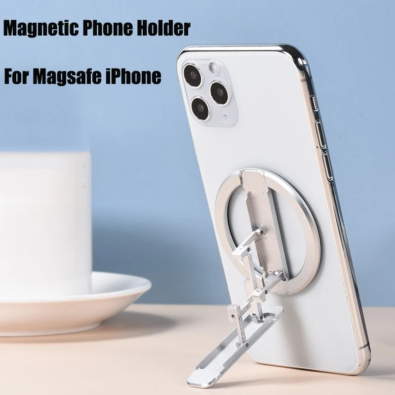 For MagSafe Magnetic Phone Holder for iPhone 12 13 mini pro max Aluminum alloy Magnet Sheet Stand for Samsung Galaxy Z Flip 3
For MagSafe Magnetic Phone Holder for iPhone 12 13 mini pro max Aluminum alloy Magnet Sheet Stand for Samsung Galaxy Z Flip 3