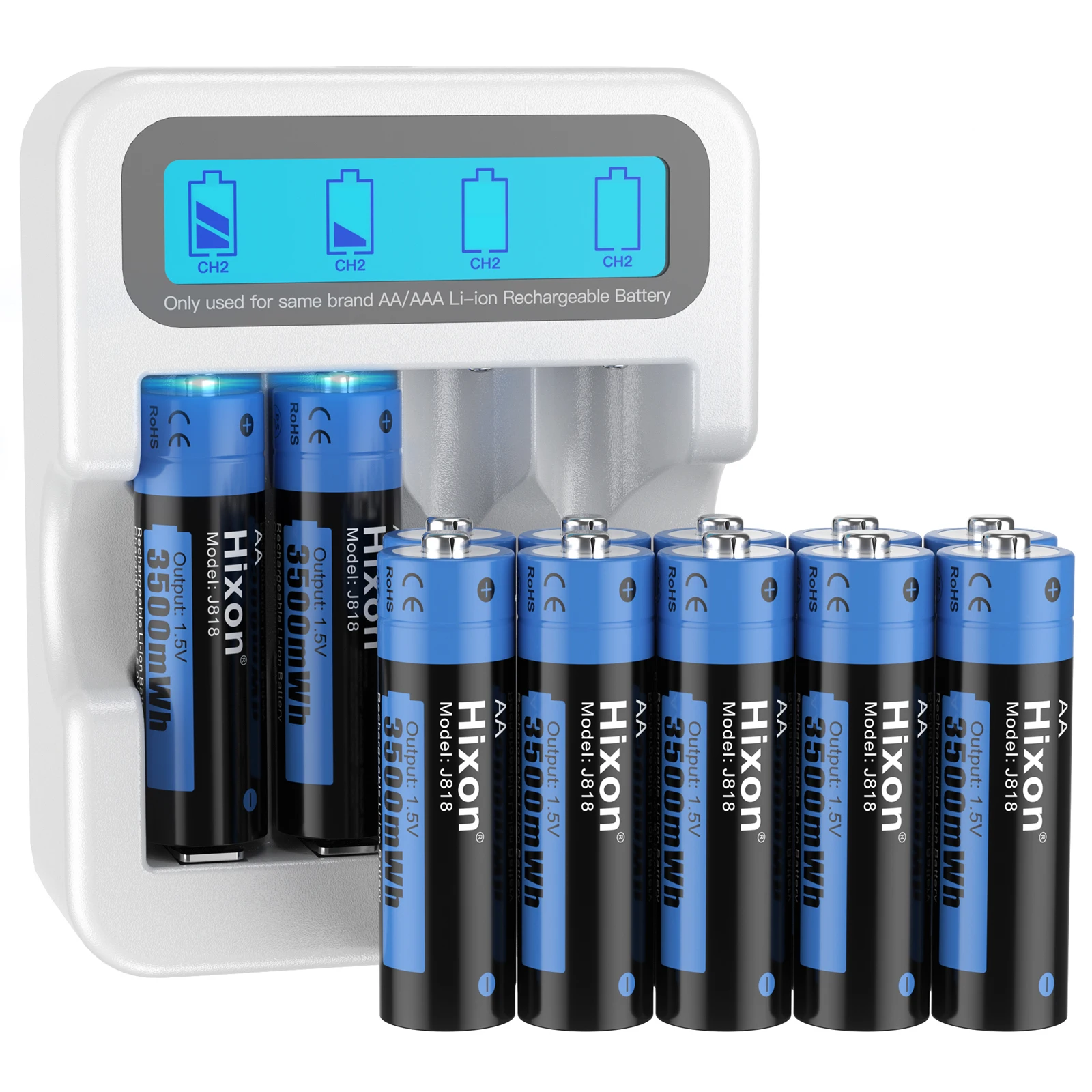 2A New 1.5V 3A Lithium Rechargeable Battery 3500mWh AA 1.5V Lithium-ion Battery For Remote Control,Wireless Mouse Batteries
2A New 1.5V 3A Lithium Rechargeable Battery 3500mWh AA 1.5V Lithium-ion Battery For Remote Control,Wireless Mouse Batteries