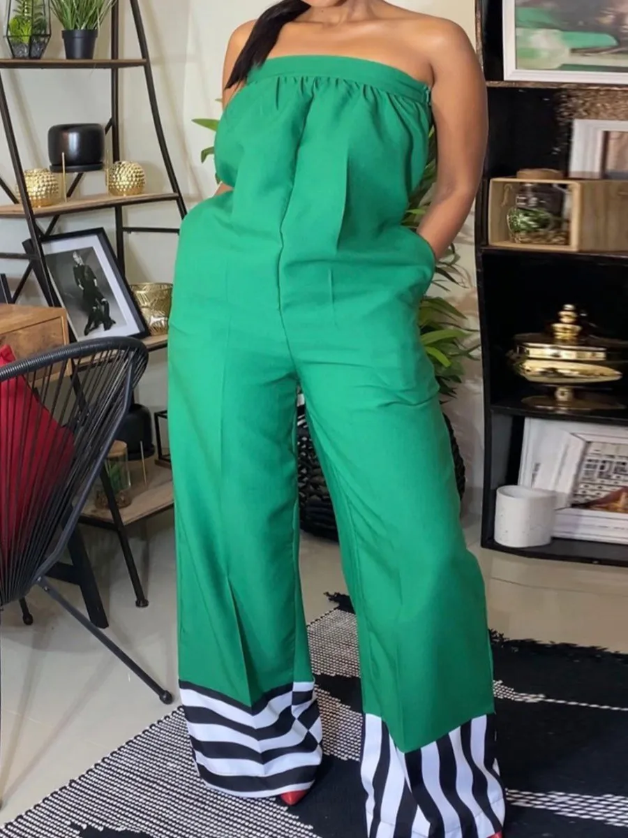 LW SXY Plus Size Off The Shoulder Striped Wide Leg Jumpsuit Ladies Summer Fashion Long Jumpsuit Bodysuit Overall Loose Wide Legs
LW SXY Plus Size Off The Shoulder Striped Wide Leg Jumpsuit Ladies Summer Fashion Long Jumpsuit Bodysuit Overall Loose Wide Legs