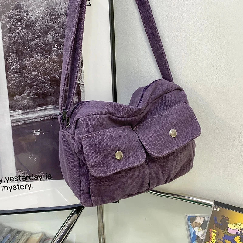 Women Girls Crossbody Messenger Bags Canvas Shoulder Bag for Women 2022 Summer Casual Style New Small Multiple Pockets Handbags
Women Girls Crossbody Messenger Bags Canvas Shoulder Bag for Women 2022 Summer Casual Style New Small Multiple Pockets Handbags