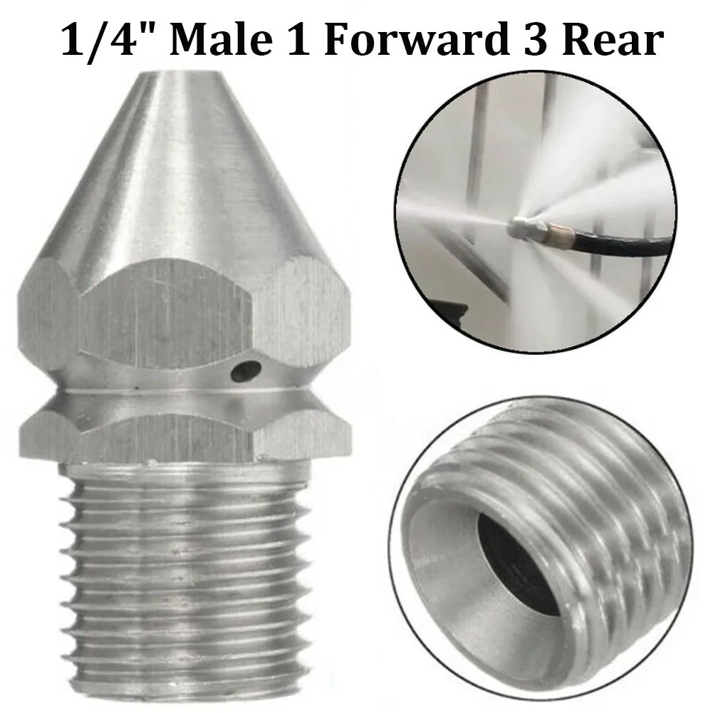 Durable High Quality Brand New Cleaning Nozzle 06 Nozzle Jet 1 Forward 3 Rear 1/4\\\" Male Cleaning Washer Drain
Durable High Quality Brand New Cleaning Nozzle 06 Nozzle Jet 1 Forward 3 Rear 1/4\\\" Male Cleaning Washer Drain