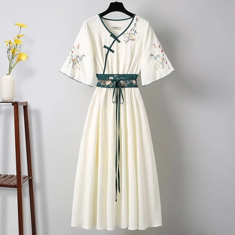 2022 New Chinese Improved Hanfu Dress For Women Chiffon Dresses Cosplay Costumes Fairy Dress Casual Women Clothing
2022 New Chinese Improved Hanfu Dress For Women Chiffon Dresses Cosplay Costumes Fairy Dress Casual Women Clothing