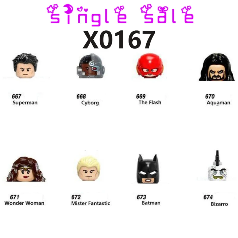 X0167 New Mini Figures Building Block Superhero Assembly Building Block Bricks Eductional Puzzle Home City Children Toys Gifts
X0167 New Mini Figures Building Block Superhero Assembly Building Block Bricks Eductional Puzzle Home City Children Toys Gifts