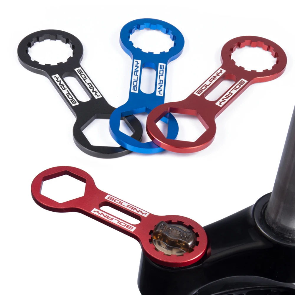 MTB Bike Bicycle Front Fork Cap Wrench Tool Suspension Air Fork Repair Tool Aluminum Alloy Cycling Repaire Maintenance Tools
MTB Bike Bicycle Front Fork Cap Wrench Tool Suspension Air Fork Repair Tool Aluminum Alloy Cycling Repaire Maintenance Tools